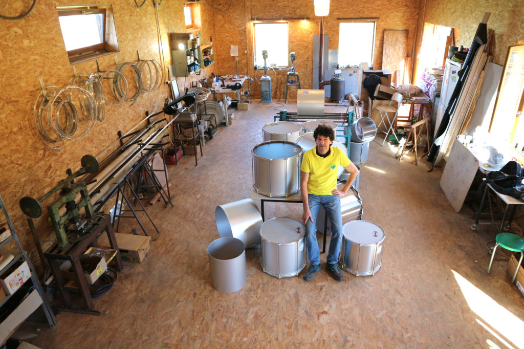 Photo Fred dans l'atelier